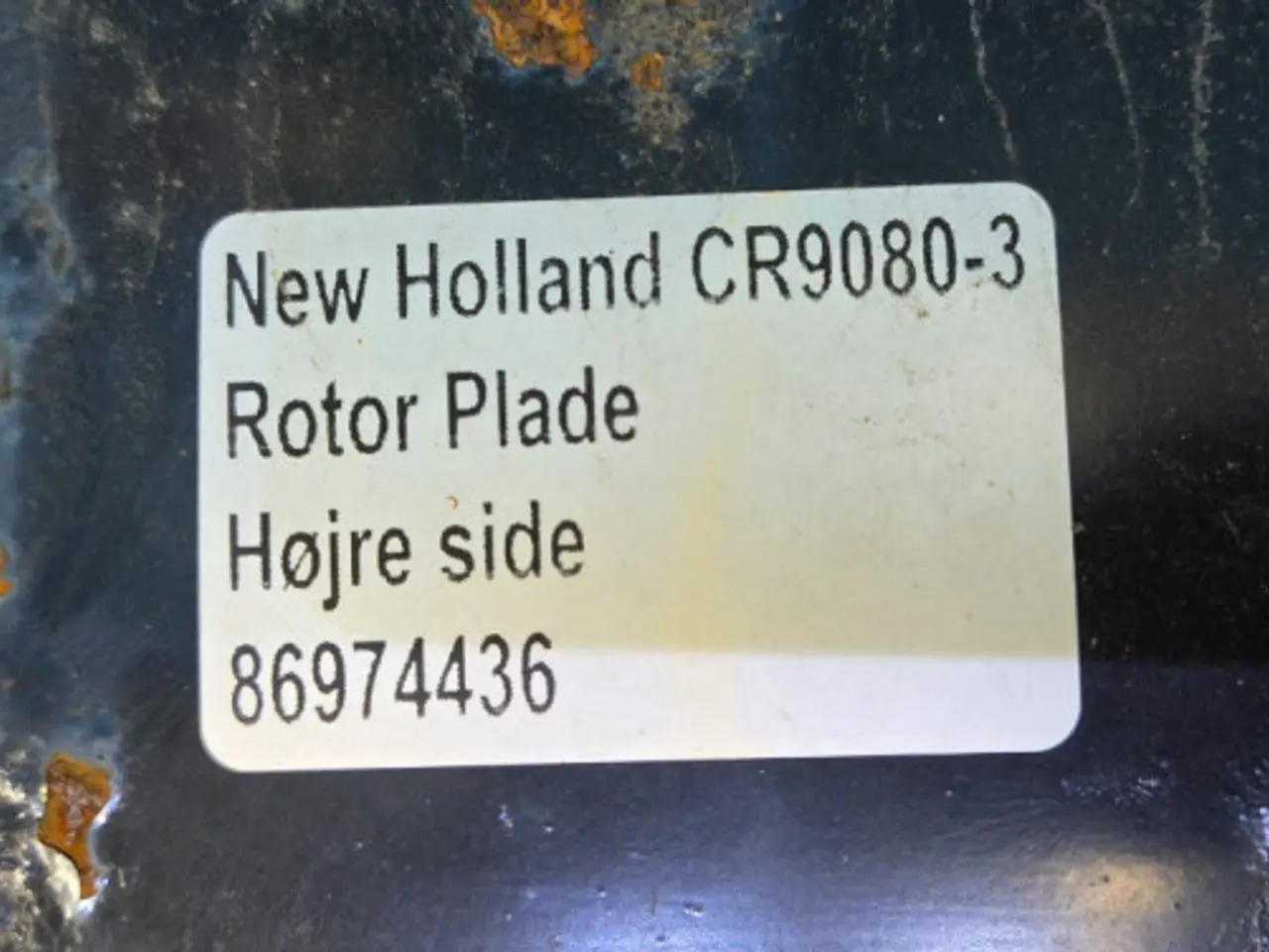 Billede 13 - New Holland CR9080 Plade R. 86974436
