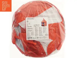 Rødt og hvidt cirkustelt fra IKEA (str. Ø 50 cm)