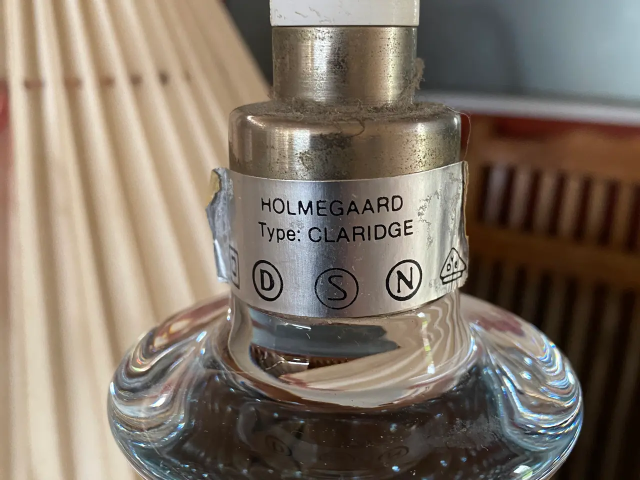 Billede 2 - Holmegaard bordlampe Claridge
