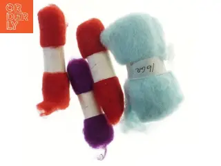 Uldkæmmede fibre (str. 16 cm)