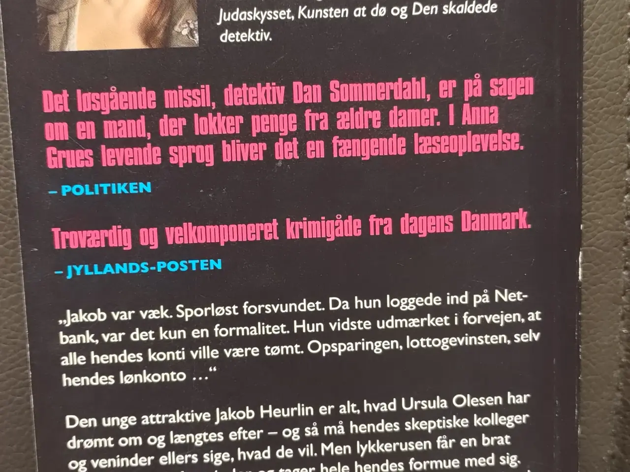 Billede 2 - Anna Grue Judas Kysset Paperback 