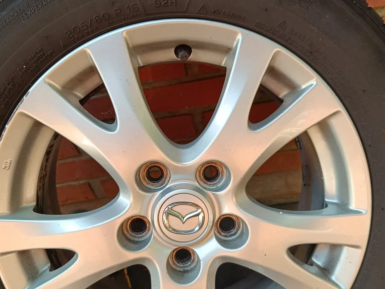 Billede 2 - 4 stk. 16" original fælge til Mazda 6