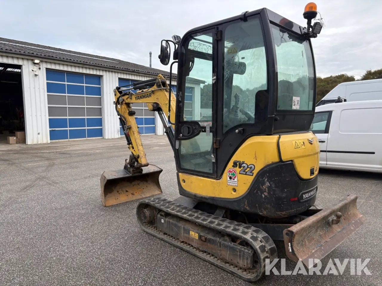 Billede 7 - Mini Gravemaskine Yanmar Sv22 med planerskovl