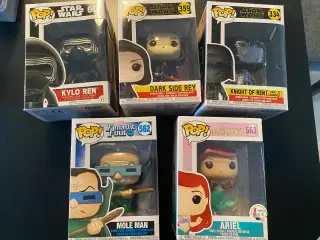 Funko pop, Star Wars, fantastic four, ariel