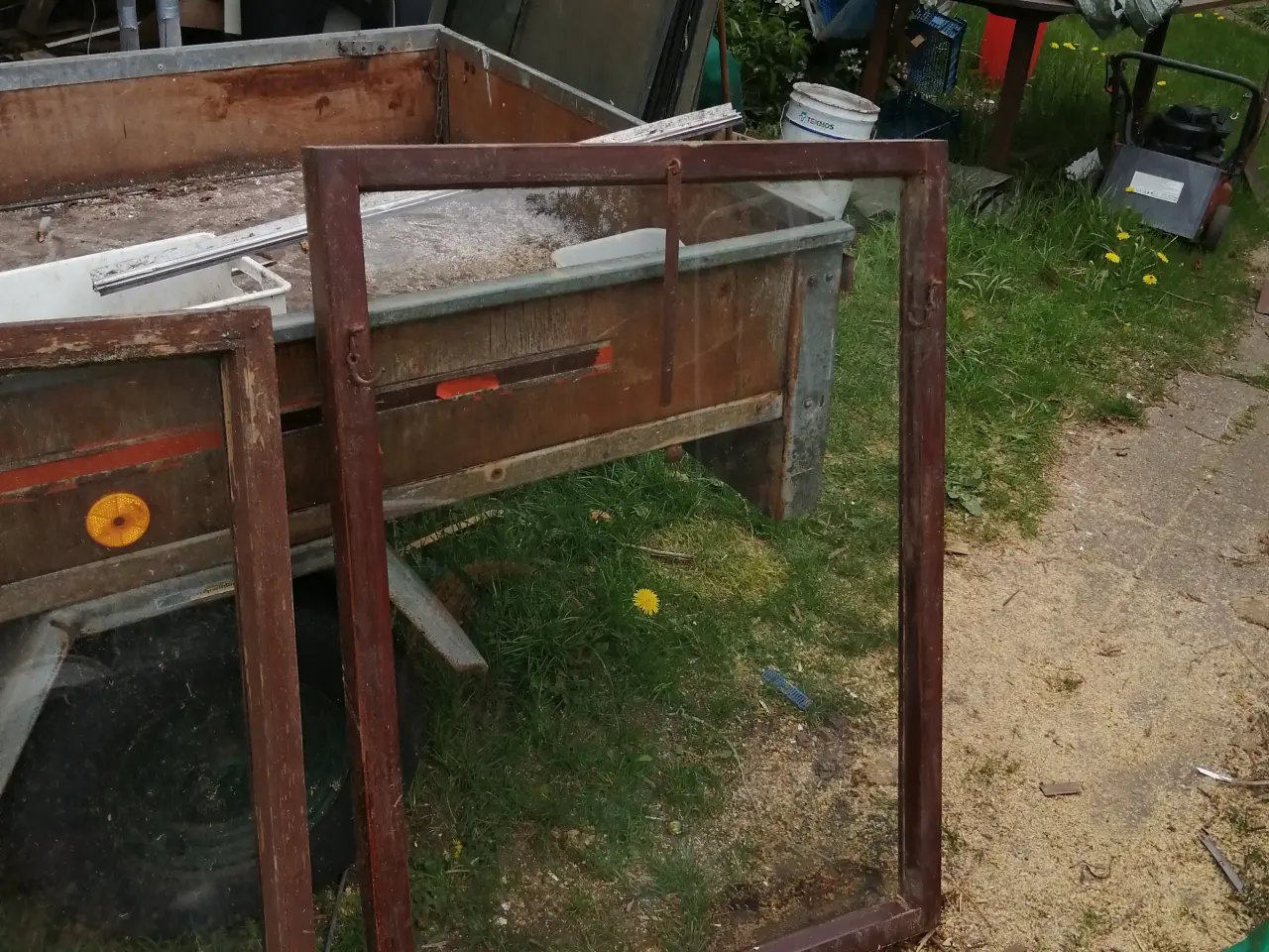 Billede 2 - Vinduesrammer med enkeltglas