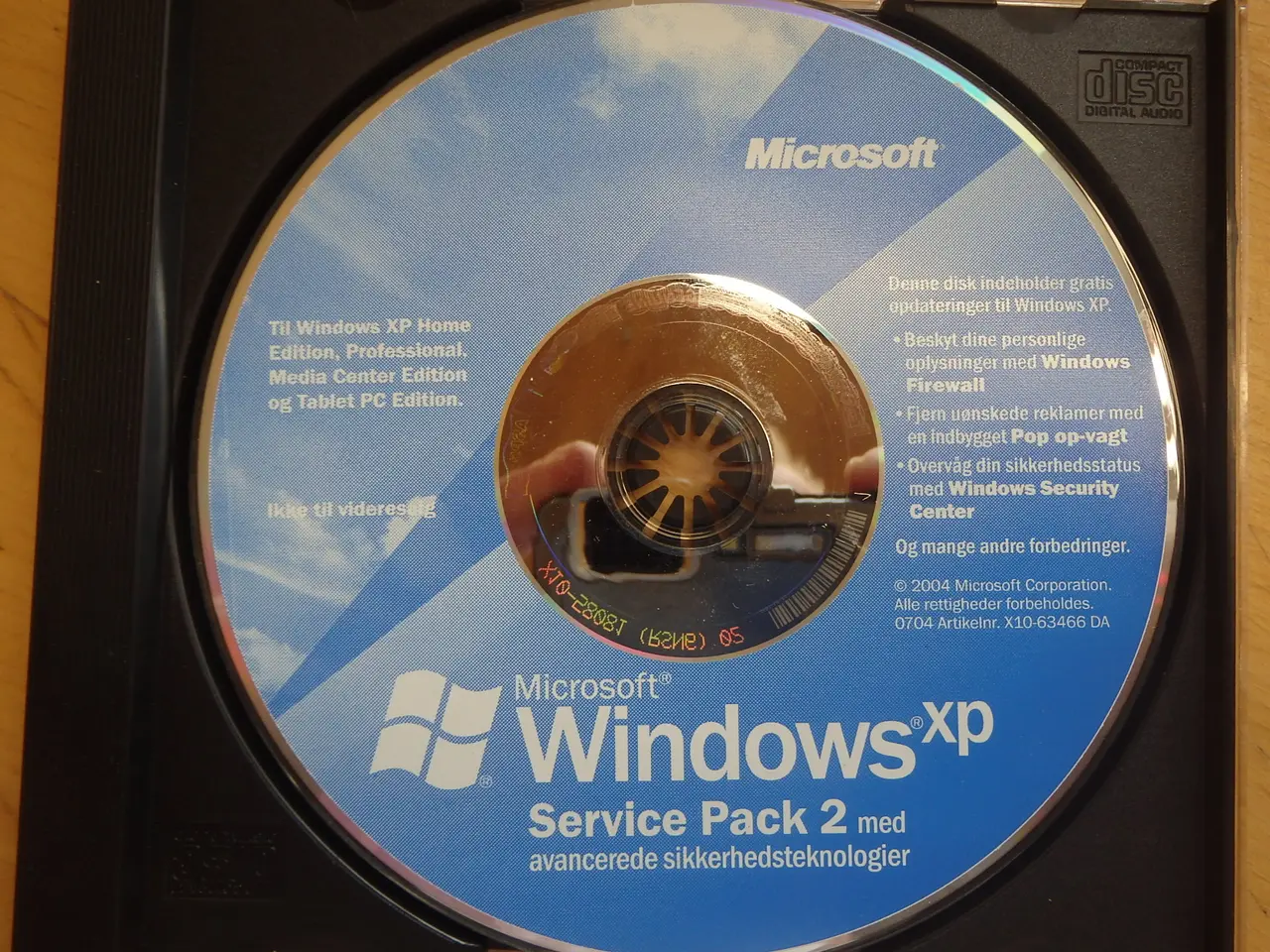 Billede 1 - Windows XP service pack 2