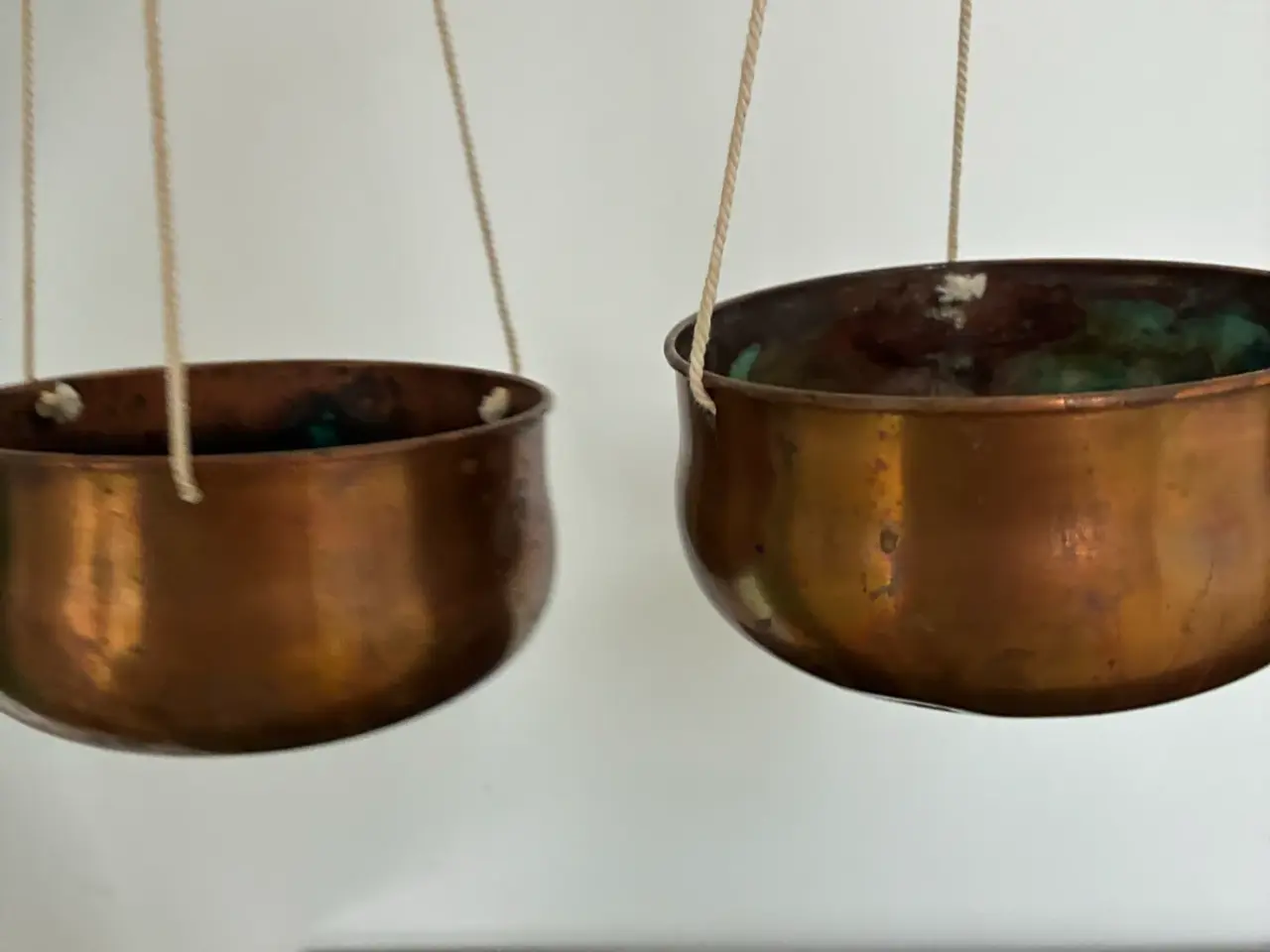 Billede 1 - 2 kobber hængekrukker
