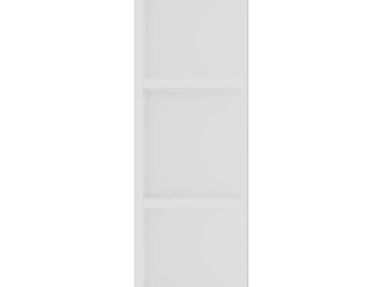 Billede 9 - Badeværelsesskab med spejl 80x20,5x64 cm konstrueret træ hvid
