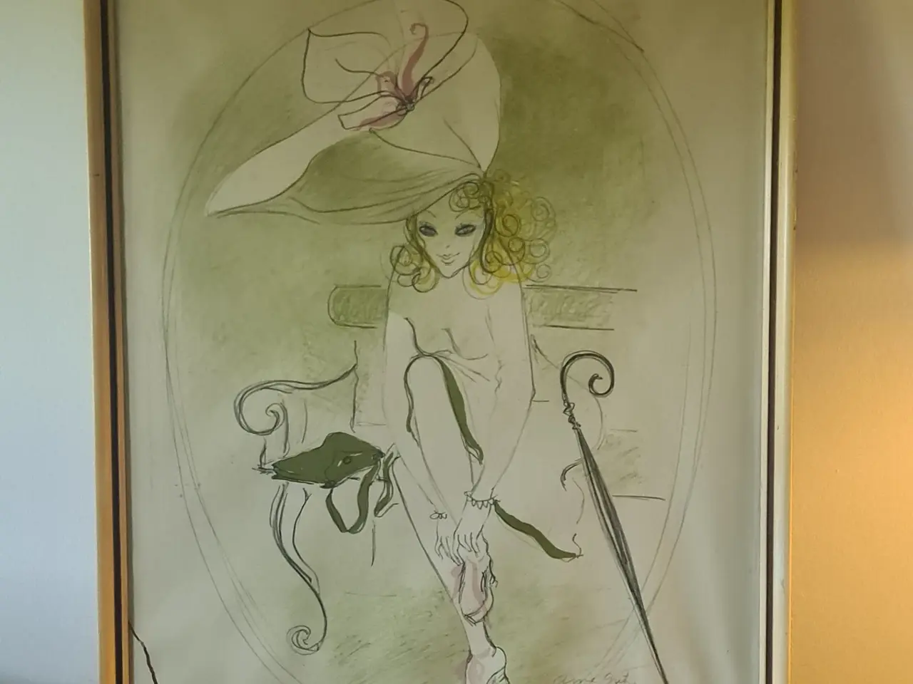 Billede 1 - Anne Grete Anshelm – nummereret litografi 92/500