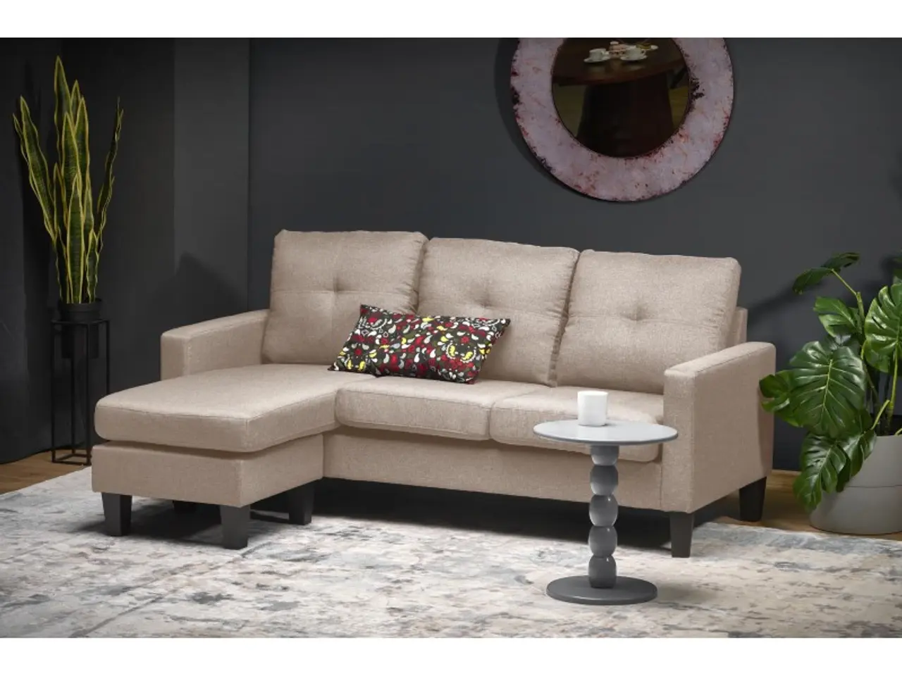 Billede 3 - GERSON sofa med osmannisk, - Beige