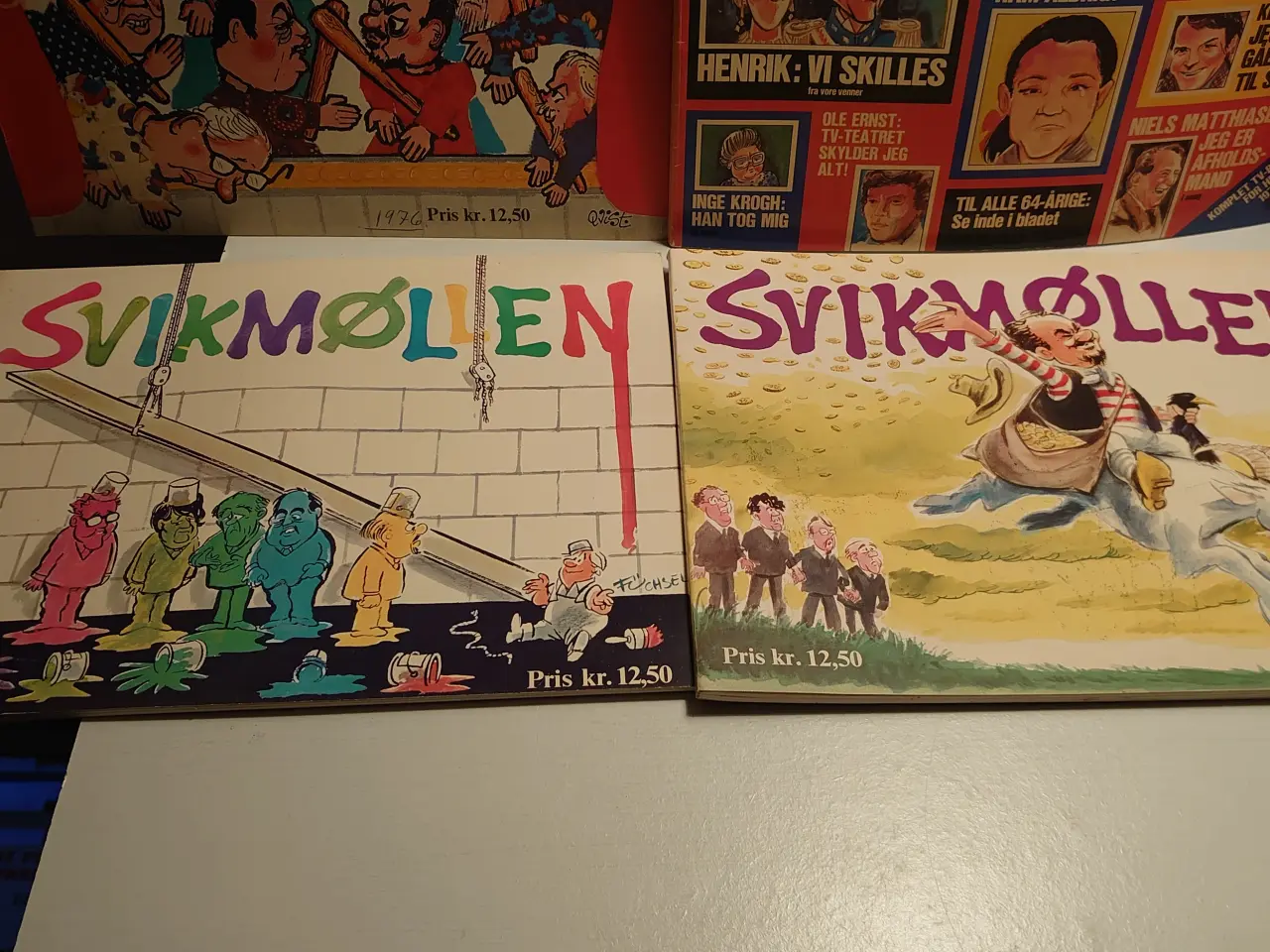 Billede 3 - 5 stk Svikmøllen og 1 stk blæksprutten. Kun samlet
