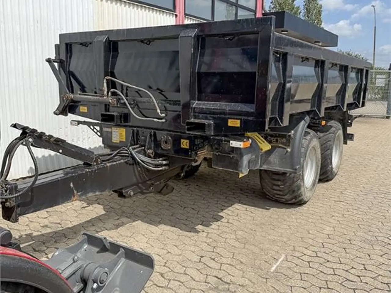 Billede 12 - ABC Köksal Hummel RM44100 - Tip trailer med hurtigskift / Tip trailer with quick coupler hydraulik