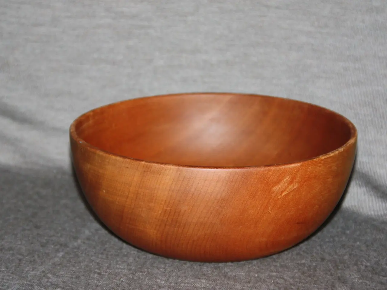 Billede 3 - Teaktræ skål diam 18 cm højde 10 cm