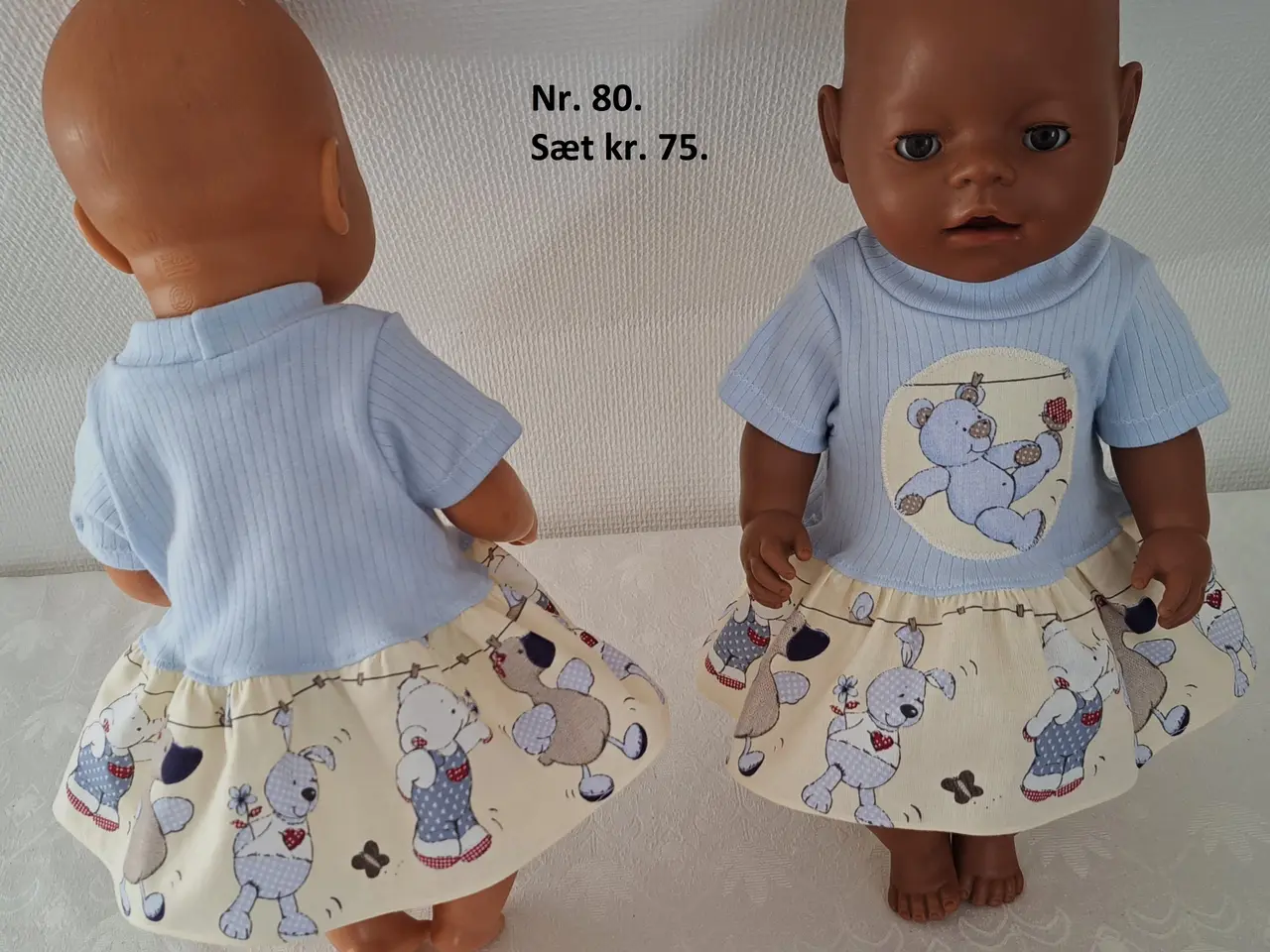 Billede 13 - Kjoler til Baby Born på 42 til 43cm.