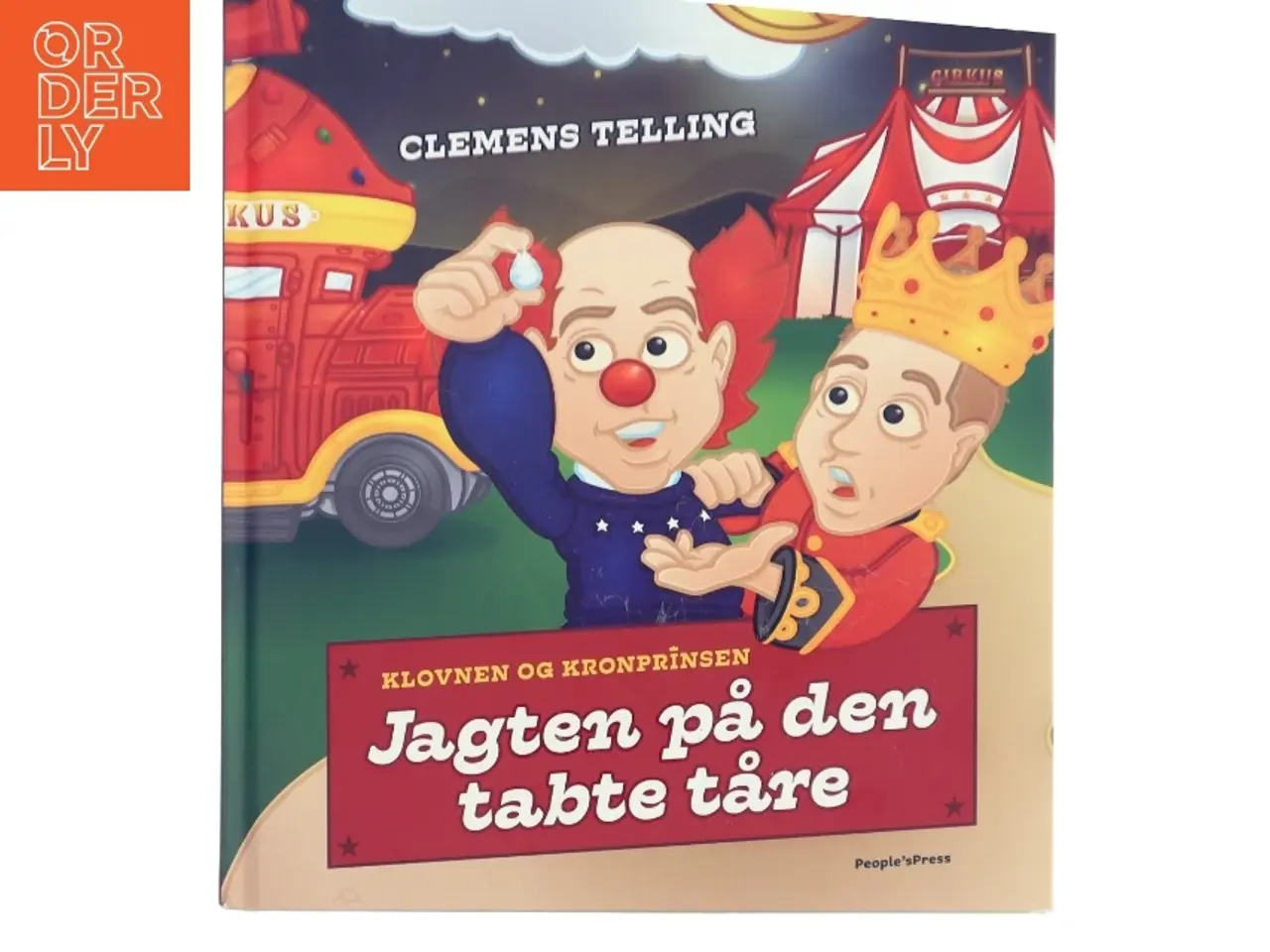 Billede 1 - Jagten på den tabte tåre : klovnen og kronprinsen af Clemens Telling (Bog)