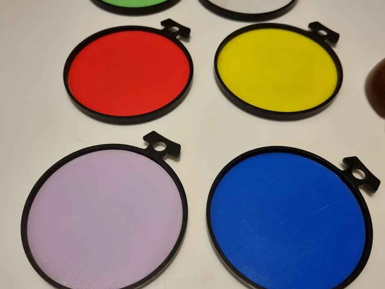 Billede 2 - Træ Abe m. 6 glas brikker