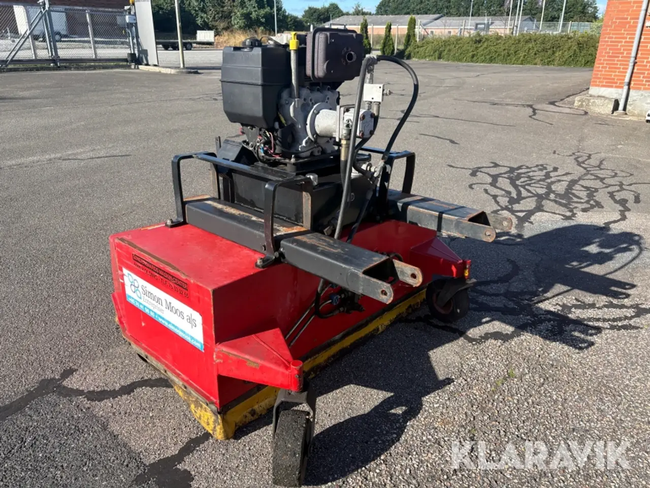 Billede 7 - Kost med opsamler Hydromann 1200 hydro-sweeper til gaffeltruck