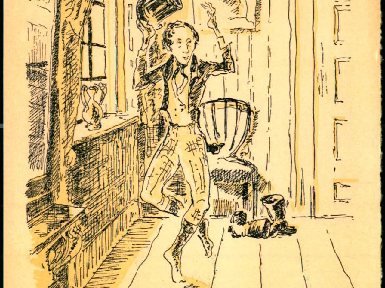 Billede 1 - H.C. Andresen danser for Madam Schall -  u/n - Ubrugt