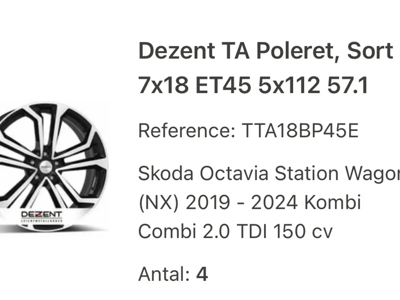 Billede 10 - Dezent TA Poleret, Sort