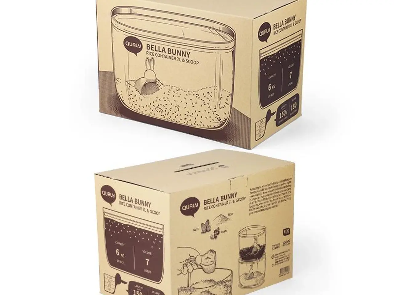 Billede 1 - Qualy ris kaffe beholder 7L