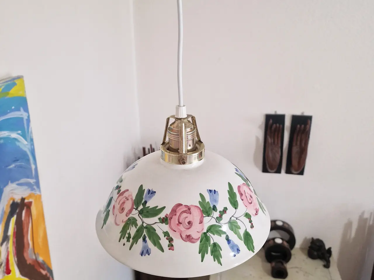 Billede 5 - Skøn dansk vintage keramik pendel.