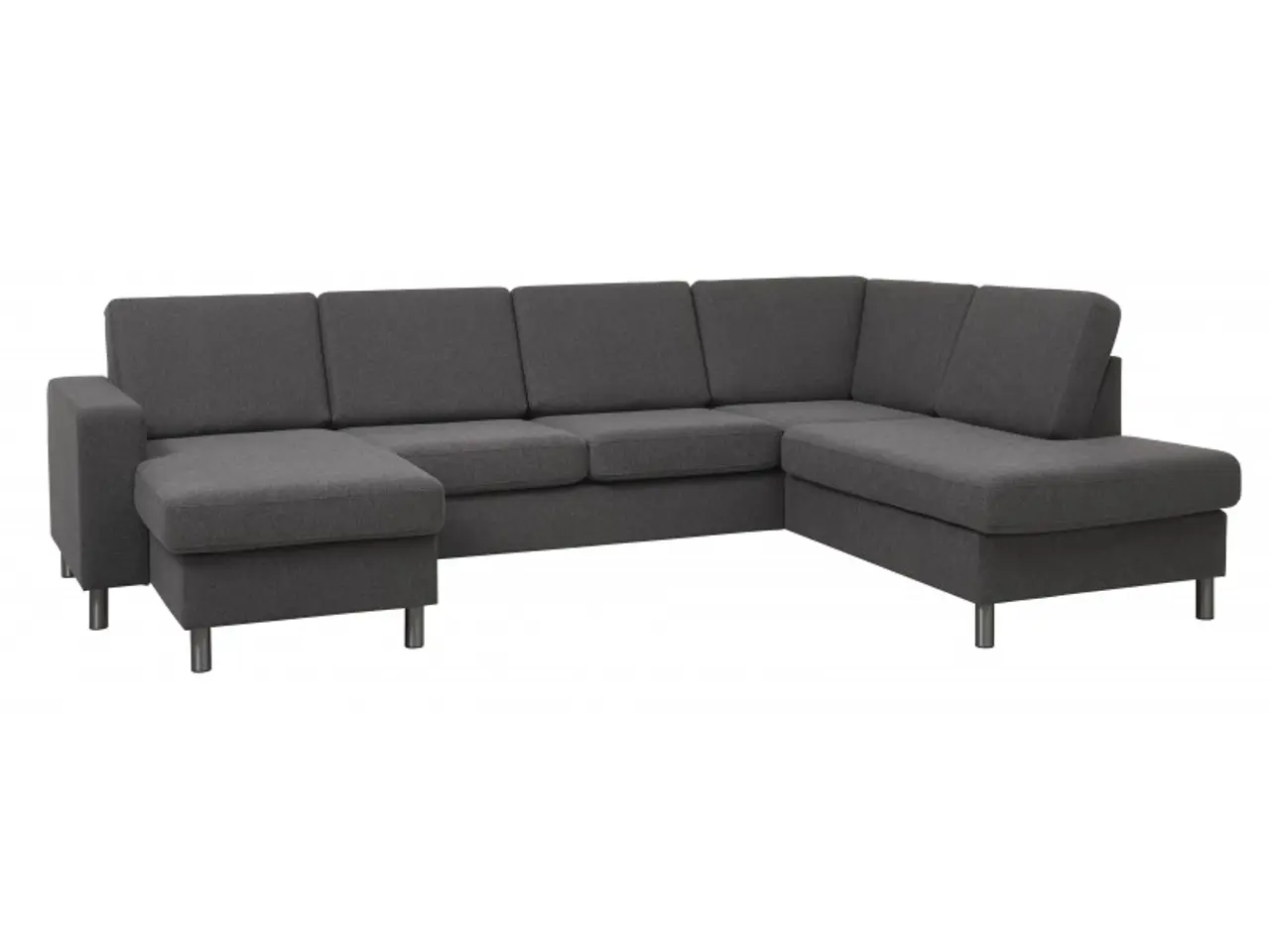 Billede 2 - Thomas venstrevendt hjørnesofa med chaiselong- mørkegrå