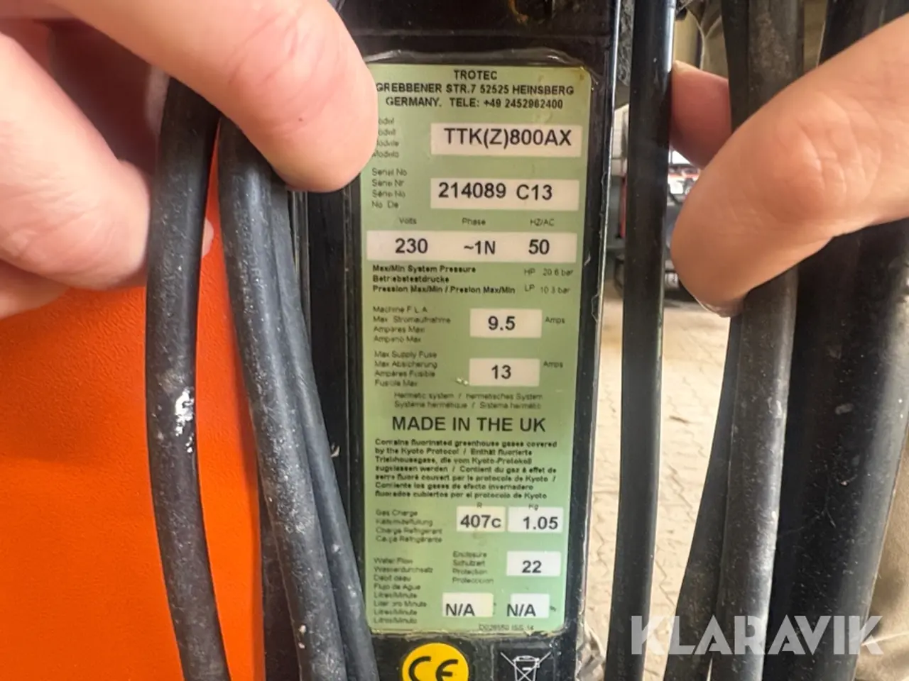 Billede 11 - Affugter Trotec TTK(Z)800AX