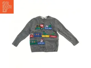 Julesweater med togmotiv fra H&M (str. 98)