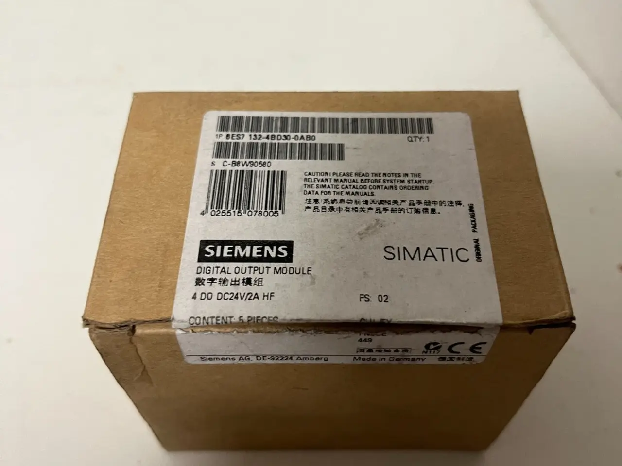 Billede 9 - Siemens 6ES7 132-4BD30-0AB0 Digital udgangsmodul