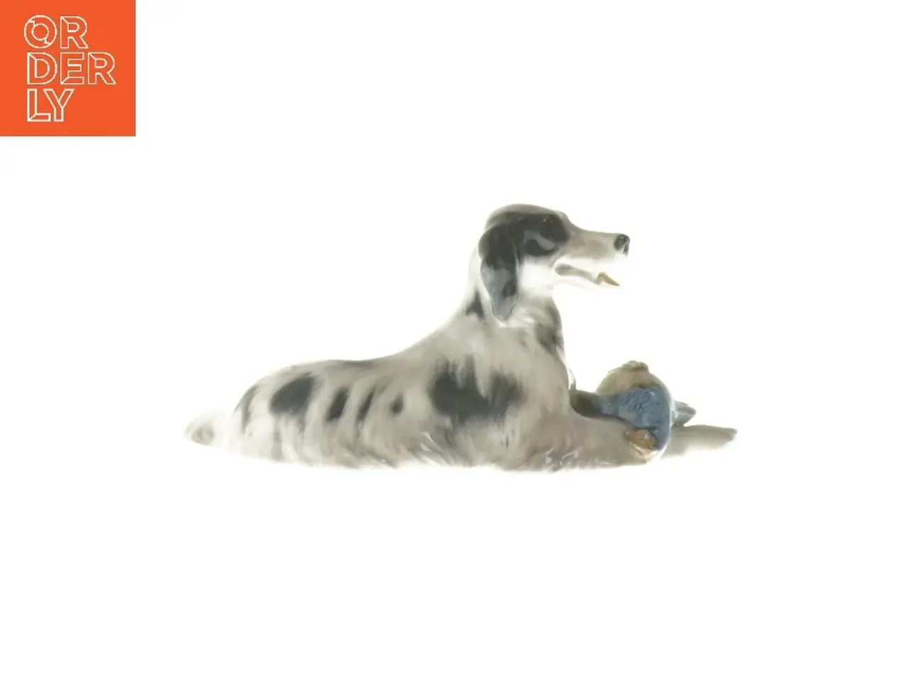 Billede 5 - Porcelænsfigur af jagthund med bytte fra Royal Copenhagen (str. 7x6x16 cm)