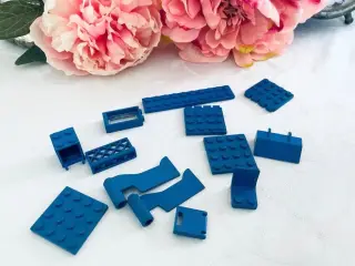 Blandet blå Lego