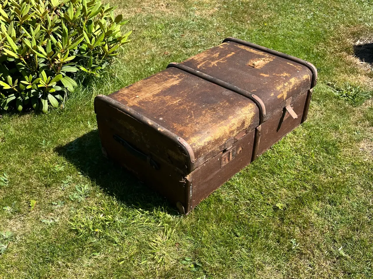 Billede 2 - Antik gammel kuffert