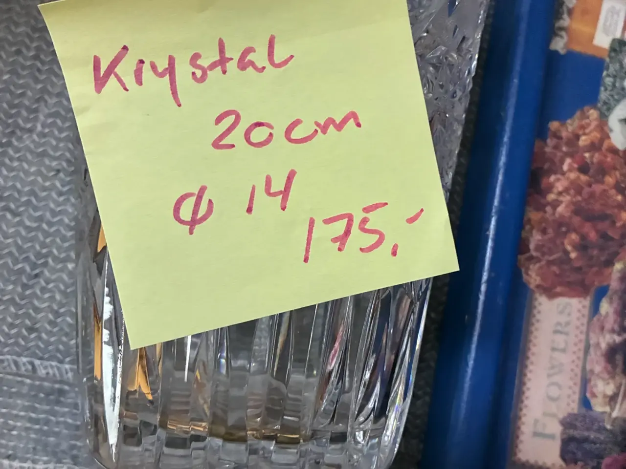 Billede 4 - Krystalvase stor