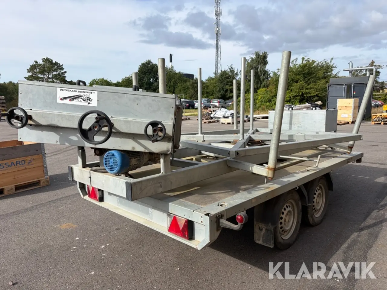 Billede 3 - Trailer til pex rør Brenderup 2000kg - 1 styk