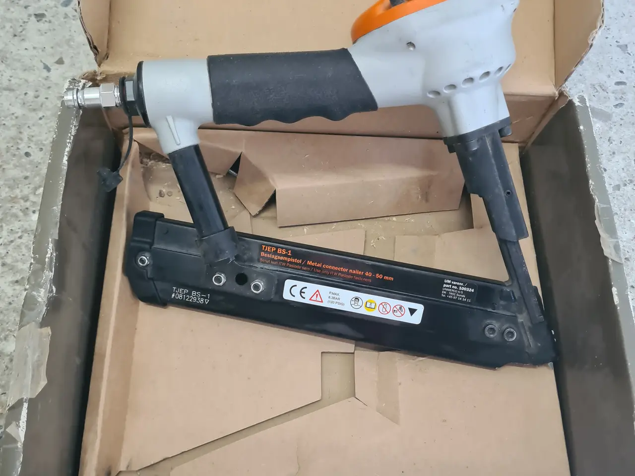 Billede 3 - TJEP BS-1 beslagsømpistol 40–50 mm – trykluft