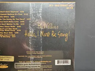 PHIL COLLINS Hello, I Must Be Going! 24K Gold 