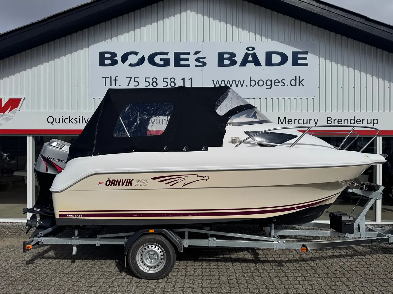 Billede 1 - 510 Cruiser med F75 Mariner 4 takt 1,6L - ENGROS SALG