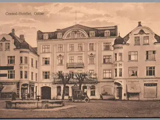 Central Hotellet - Odder - Postkort - Ubrugt