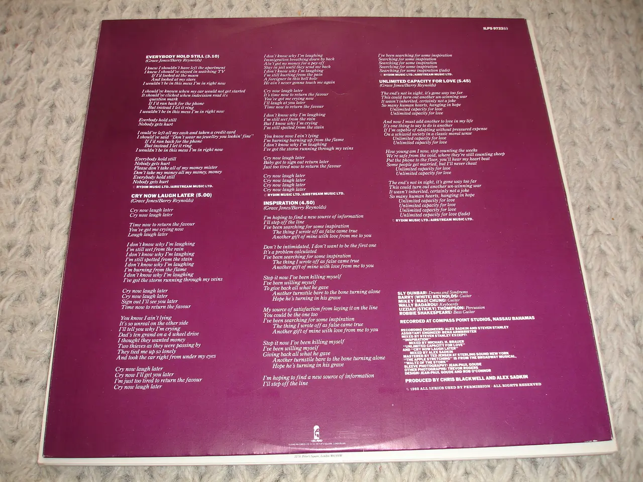 Billede 3 - (Sender gerne) Grace Jones – Living My Life