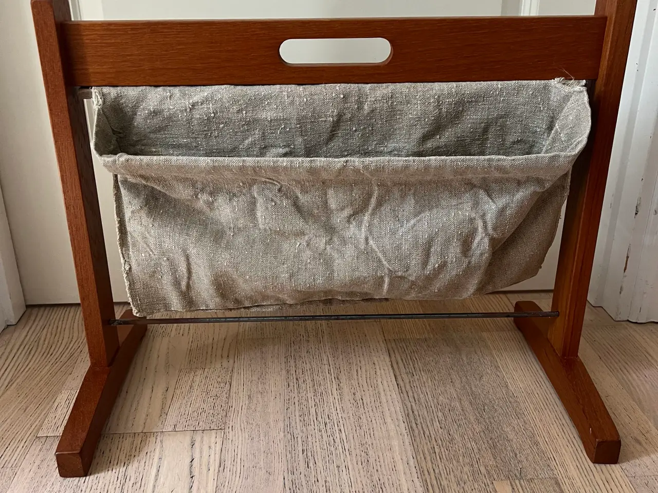 Billede 1 - Retro teak magasinholder fra 60’erne