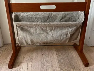 Retro teak magasinholder fra 60’erne 