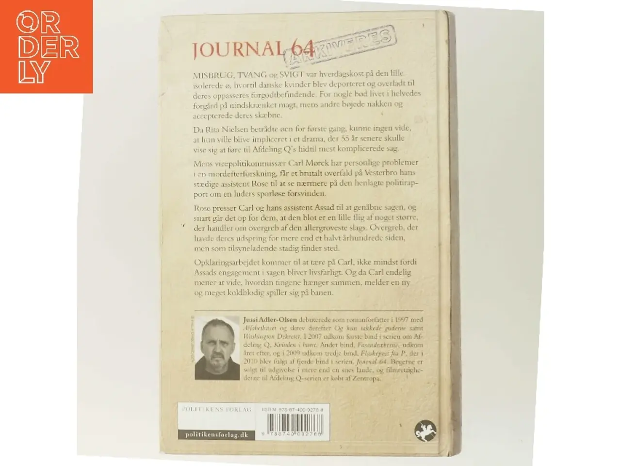 Billede 3 - Journal 64. 4 af Jussi Adler-Olsen (Bog)