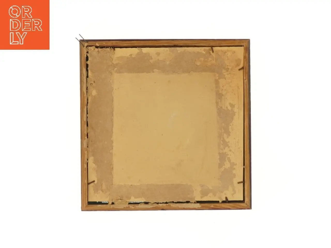 Billede 2 - Antik glas glimmer vægophæng (str. 19,5 cm)