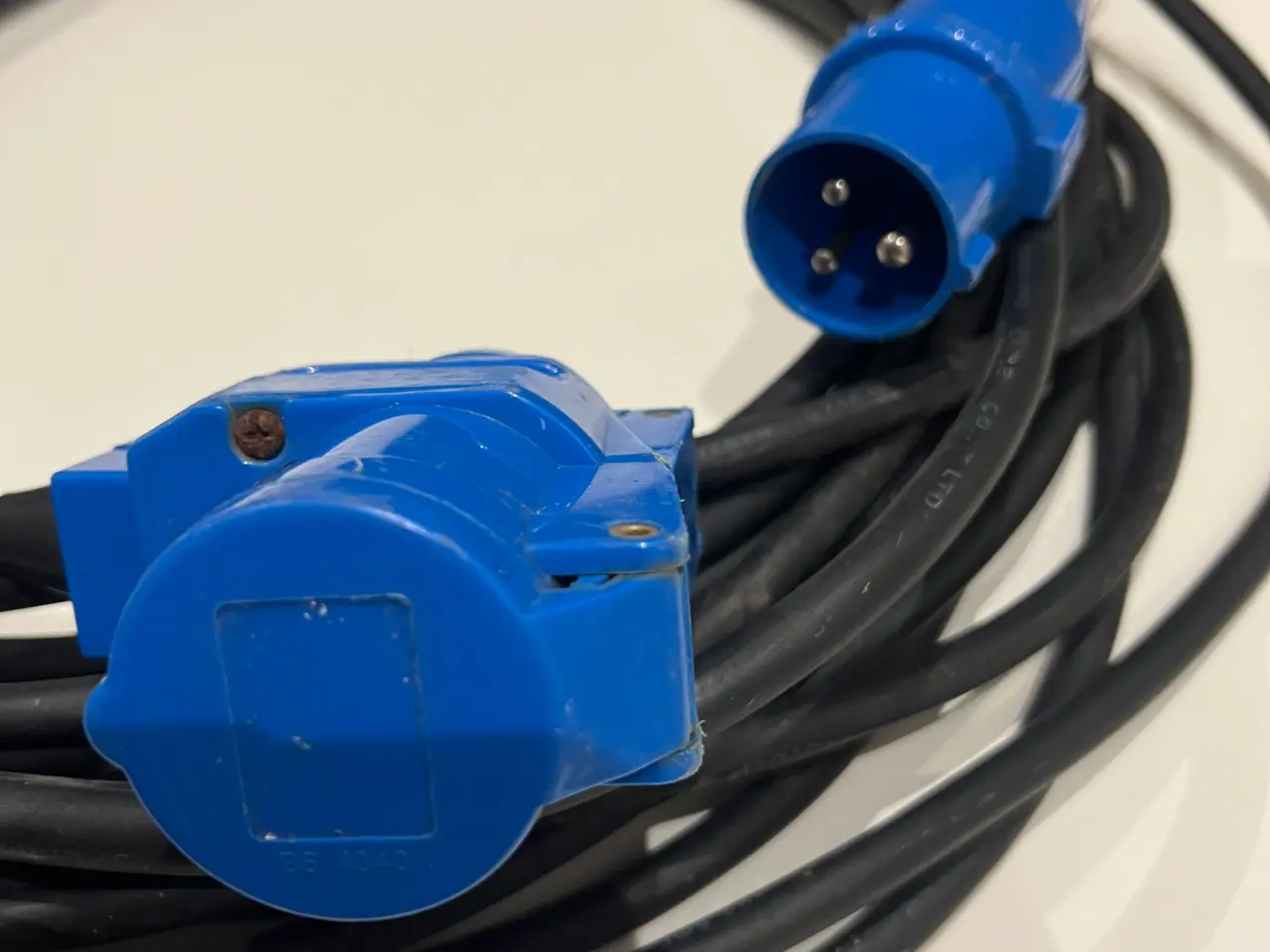 Billede 2 - Forlænger kabel 25 m. + 3 stk.  CEE-adapterkabler