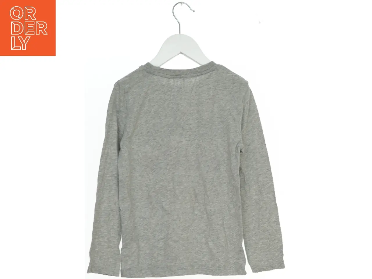 Billede 2 - Langærmet Grå T-shirt med Biler fra H&M (str. 128)