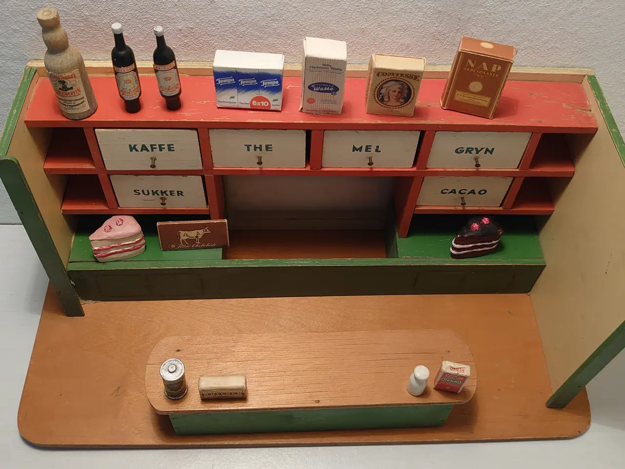 Billede 4 - Gammel købmandsbutik. Store model L 41,5cm.