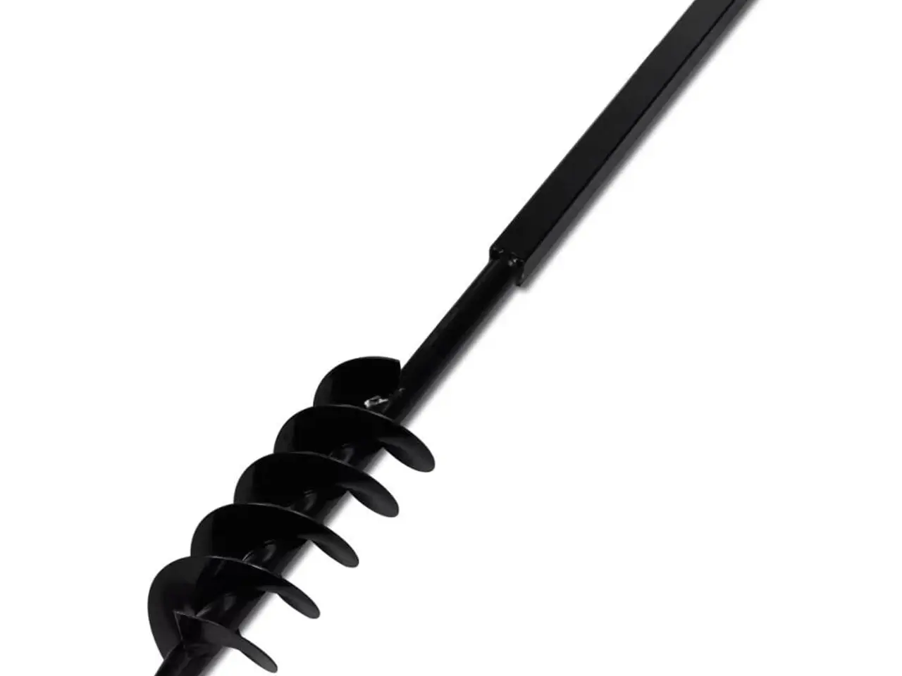 Billede 5 - Pælebor med håndtag 100 mm - 5 m, sort