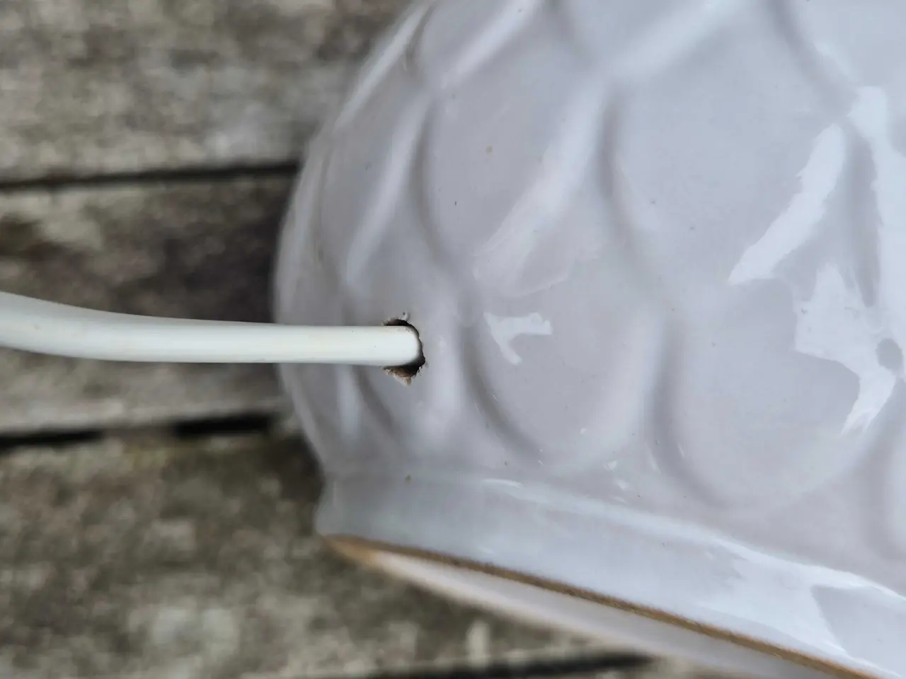 Billede 6 - Elegant hvid bordlampe fra Knabstrup