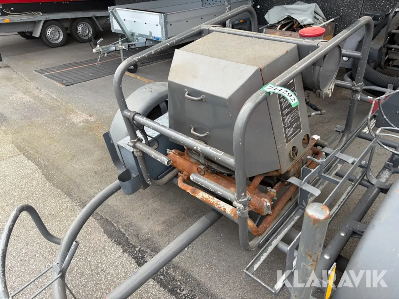 Billede 9 - Vandforsyningsenhed / brandpumpe på trailer DVI 12/3 1200 bobbel motor