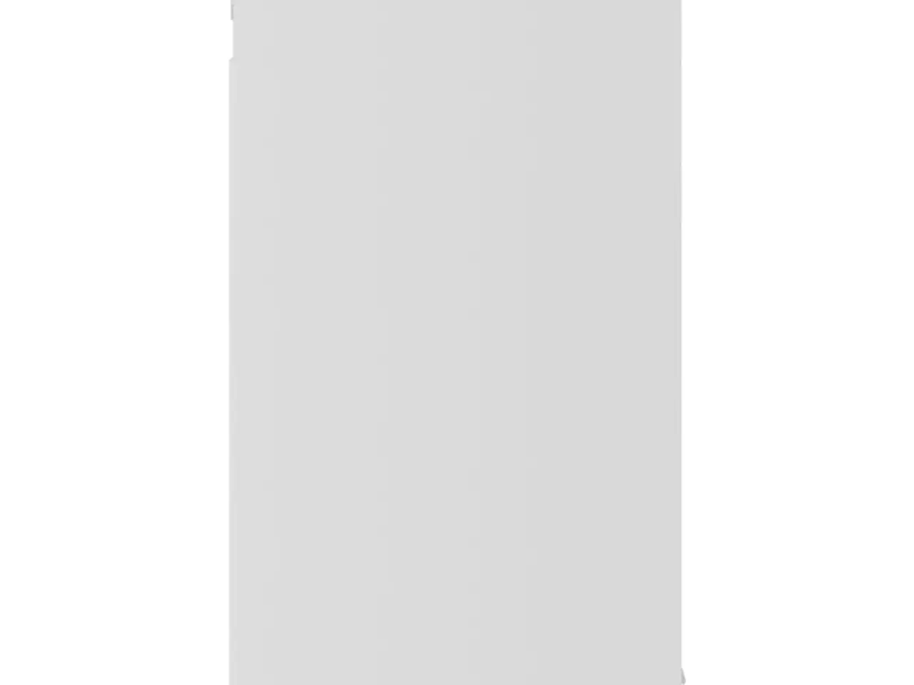 Billede 7 - Hængende vitrineskab “Lyon” - hvid, 80×31×60 cm, konstrueret træ